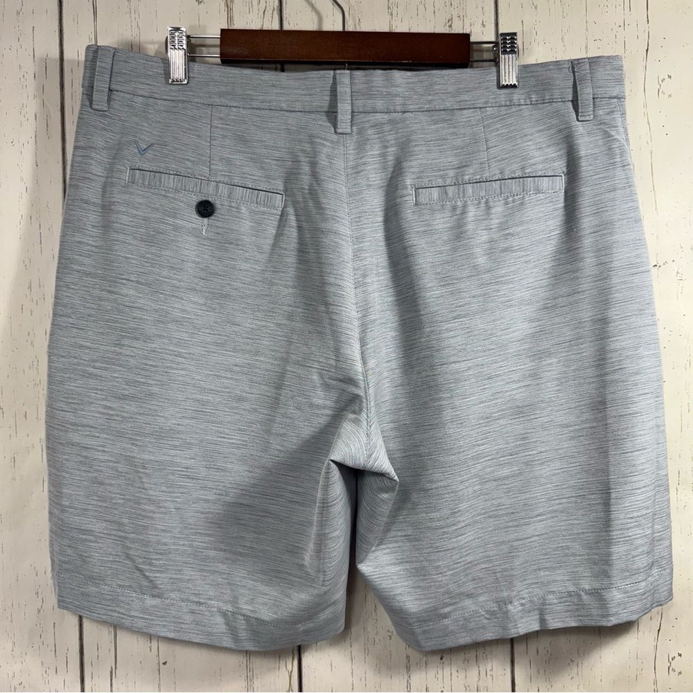 Callaway Heather Gray Golf Shorts Men’s Size 38 Performance Stretch Outdoor - Picture 7 of 12